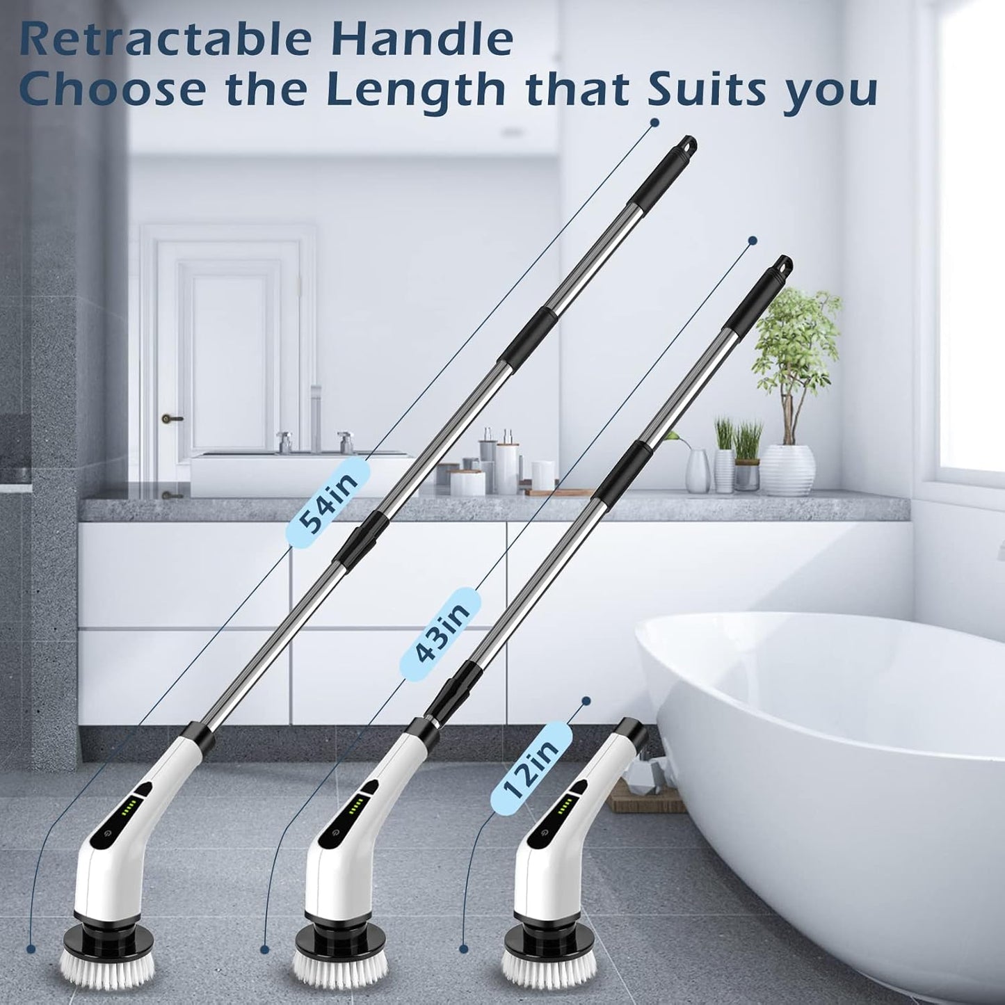 Hhhhhome Bathroom Scrubber – Deep Clean, No Effort