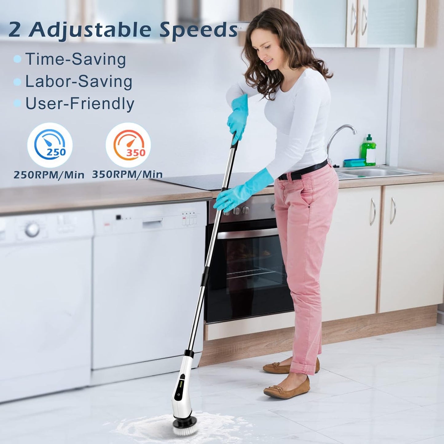 Hhhhhome Bathroom Scrubber – Deep Clean, No Effort